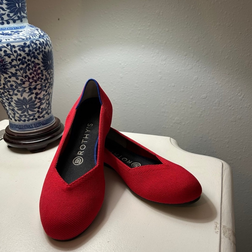 Rothy's Women's Red Flats